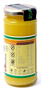 Premium Desi Sahiwal Cow Ghee By Yugmantra Organic Foods | Healthy & Delicious Desi Ghee For Daily Pooja & Daily Kitchen Dishes | (250ml) 8.4 | Jar Pack